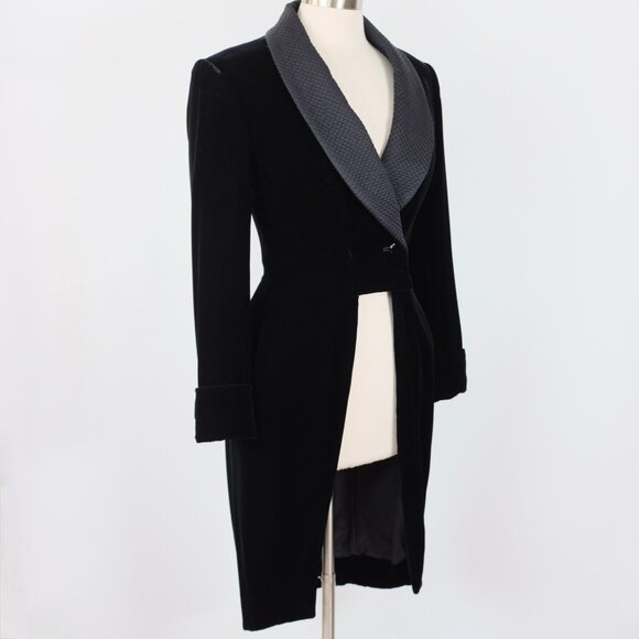Ralph Lauren Jacket Purple Label Collection tailcoat jacket sz 6 velvet tuxedo - Picture 4 of 12